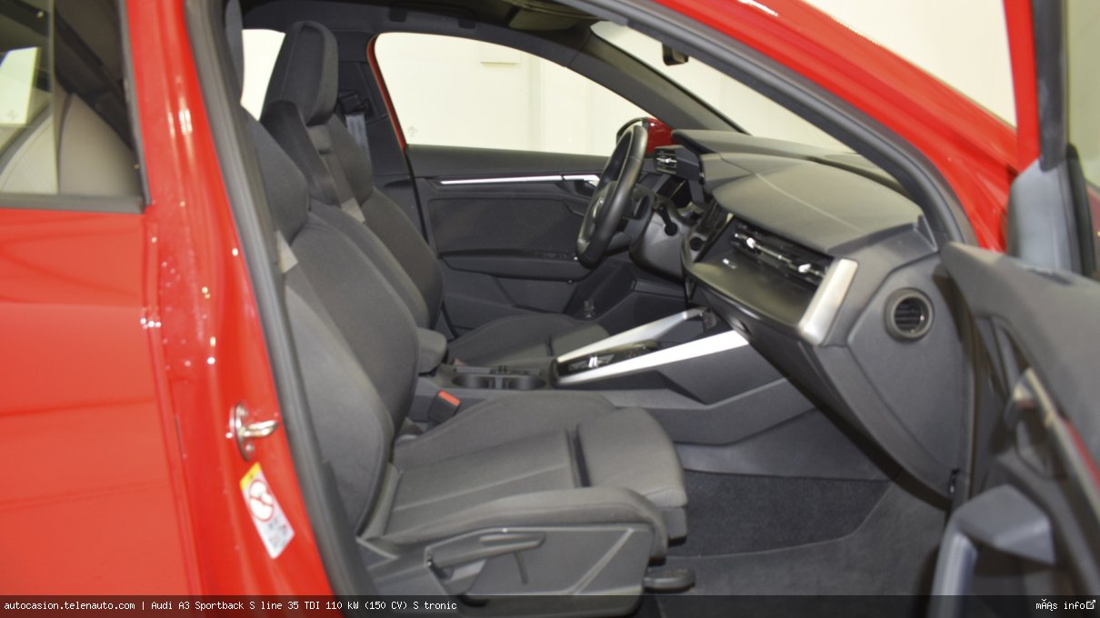 Audi A3 sportback S line 35 TDI 110 kW (150 CV) S tronic  kilometro 0 de segunda mano 7