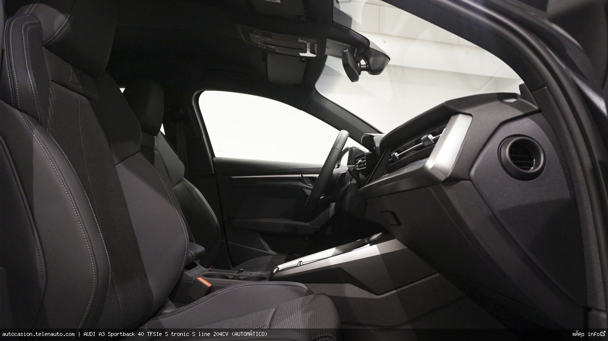 Audi A3 Sportback 40 TFSIe S tronic S line 204CV (AUTOMÁTICO) Hibrido kilometro 0 de ocasión 8