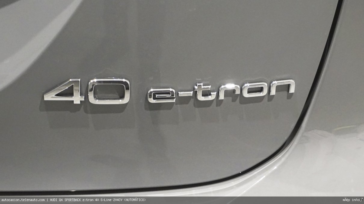 Audi Q4 sportback e-tron 40 S-Line 204CV (AUTOMÁTICO) Electrico kilometro 0 de segunda mano 7