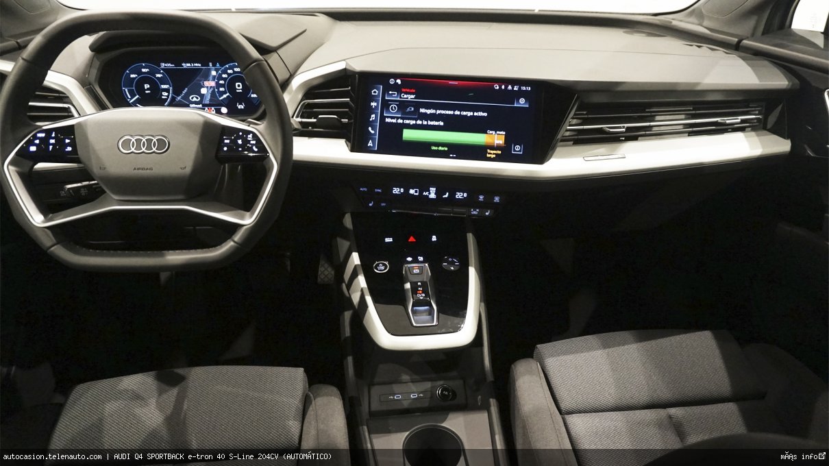 Audi Q4 sportback e-tron 40 S-Line 204CV (AUTOMÁTICO) Electrico kilometro 0 de segunda mano 10