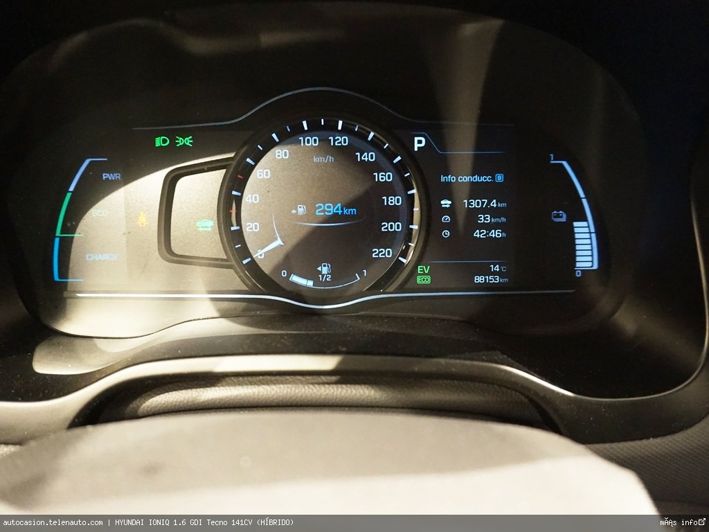 Hyundai Ioniq 1.6 GDI Tecno 141CV (HÍBRIDO) Hibrido de ocasión 9
