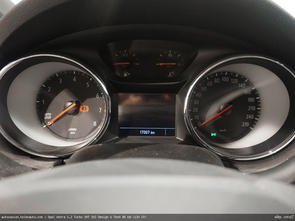 Opel Astra 1.2 Turbo SHT S&S Design & Tech 96 kW (130 CV) Gasolina seminuevo de segunda mano 8