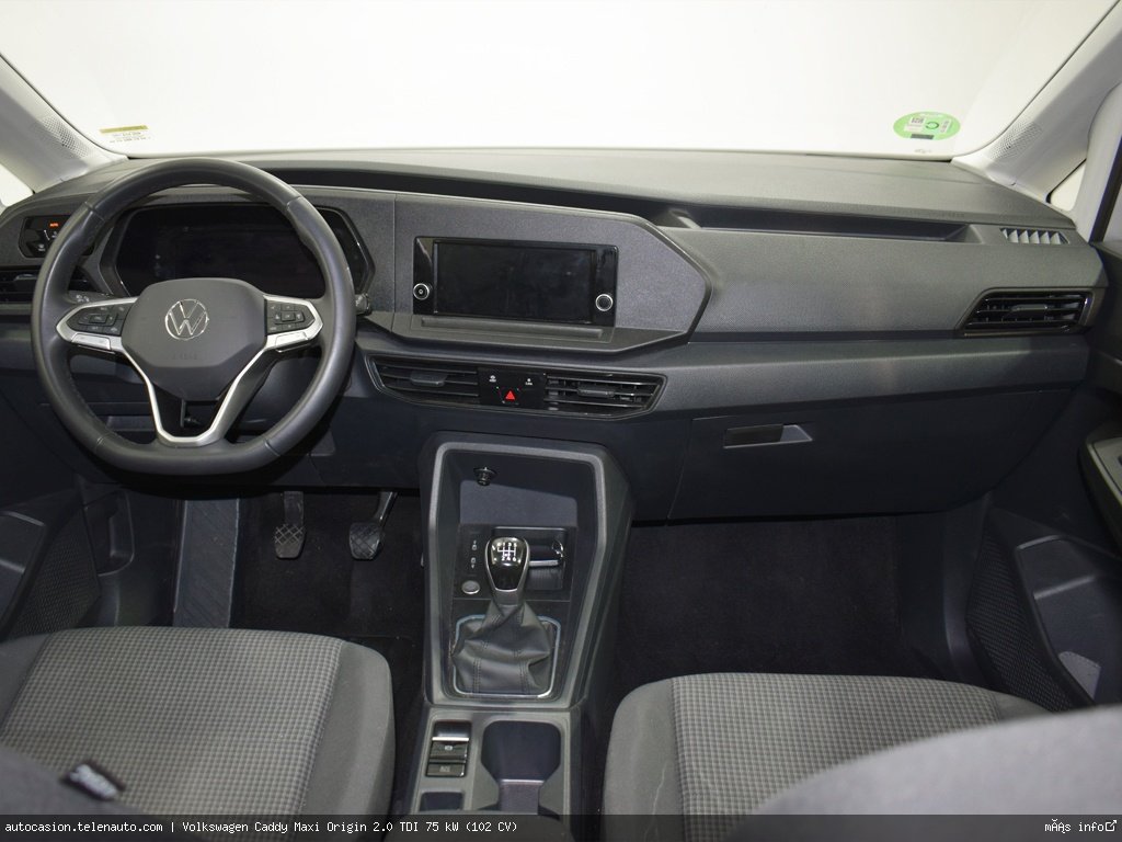 Volkswagen Caddy Maxi Origin 2.0 TDI 75 kW (102 CV) Diésel kilometro 0 de segunda mano 5