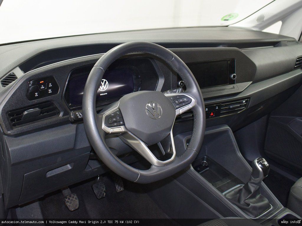 Volkswagen Caddy Maxi Origin 2.0 TDI 75 kW (102 CV) Diésel kilometro 0 de segunda mano 6