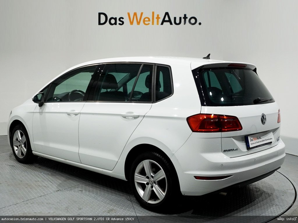 Volkswagen Golf sportsvan 2.0TDI CR Advance 150CV Diesel de segunda mano 3