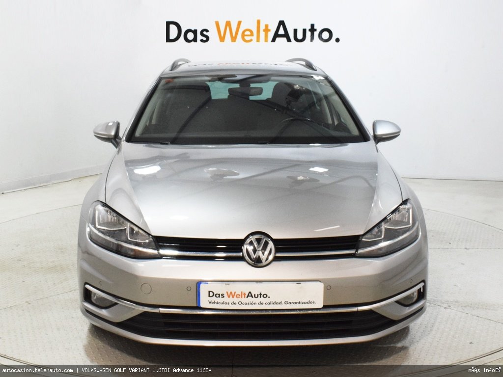 Volkswagen Golf variant 1.6TDI Advance 116CV Diesel de ocasión 2