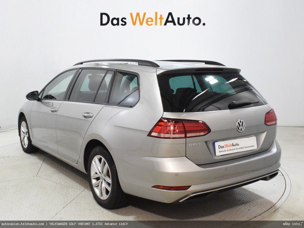 Volkswagen Golf variant 1.6TDI Advance 116CV Diesel de ocasión 4