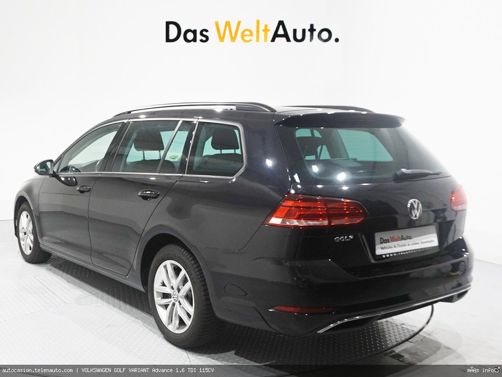 Volkswagen Golf variant Advance 1.6 TDI 115CV  Diesel de ocasión 4