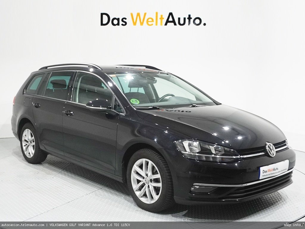 Volkswagen Golf variant Advance 1.6 TDI 115CV  Diesel de ocasión 1