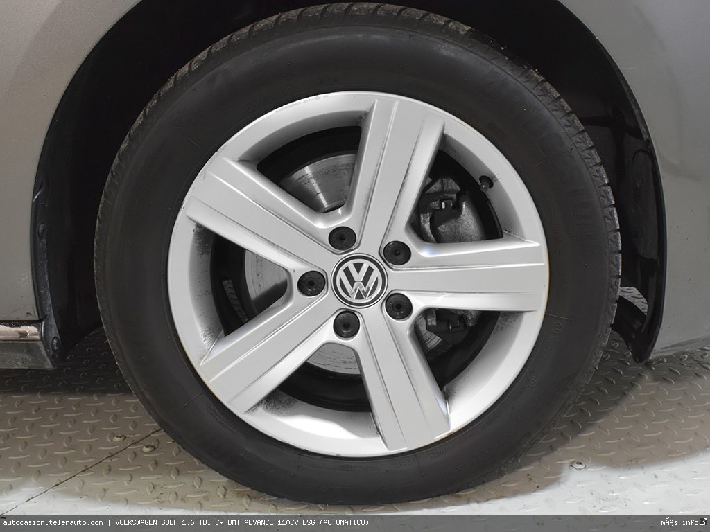 Volkswagen Golf 1.6 TDI CR BMT ADVANCE 110CV DSG (AUTOMATICO) Diesel de ocasión 9
