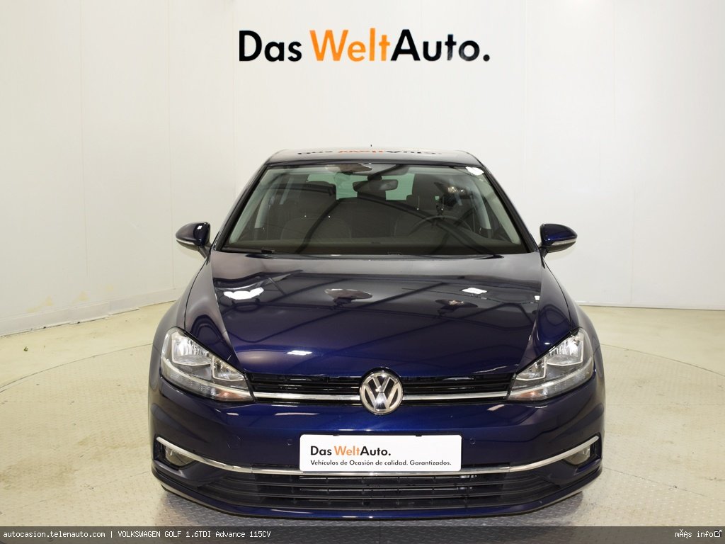 Volkswagen Golf 1.6TDI Advance 115CV Diesel kilometro 0 de segunda mano 2