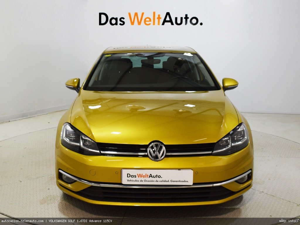 Volkswagen Golf 1.6TDI Advance 115CV Diesel de segunda mano 2