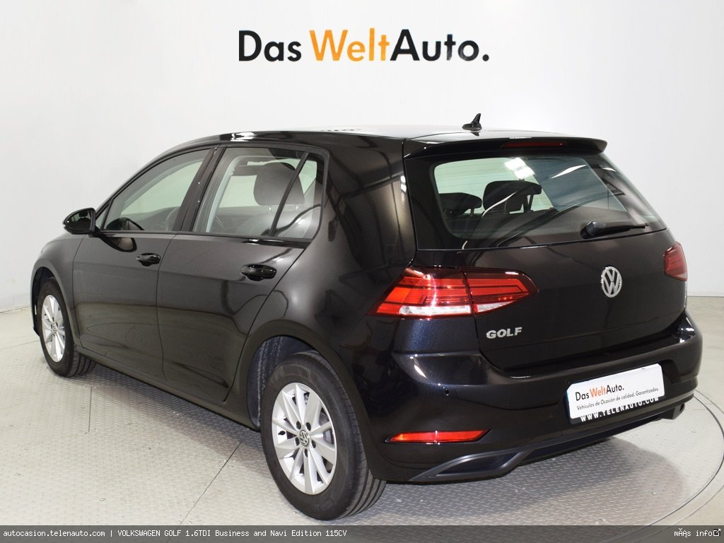 Volkswagen Golf 1.6TDI Business and Navi Edition 115CV Diesel de segunda mano 3