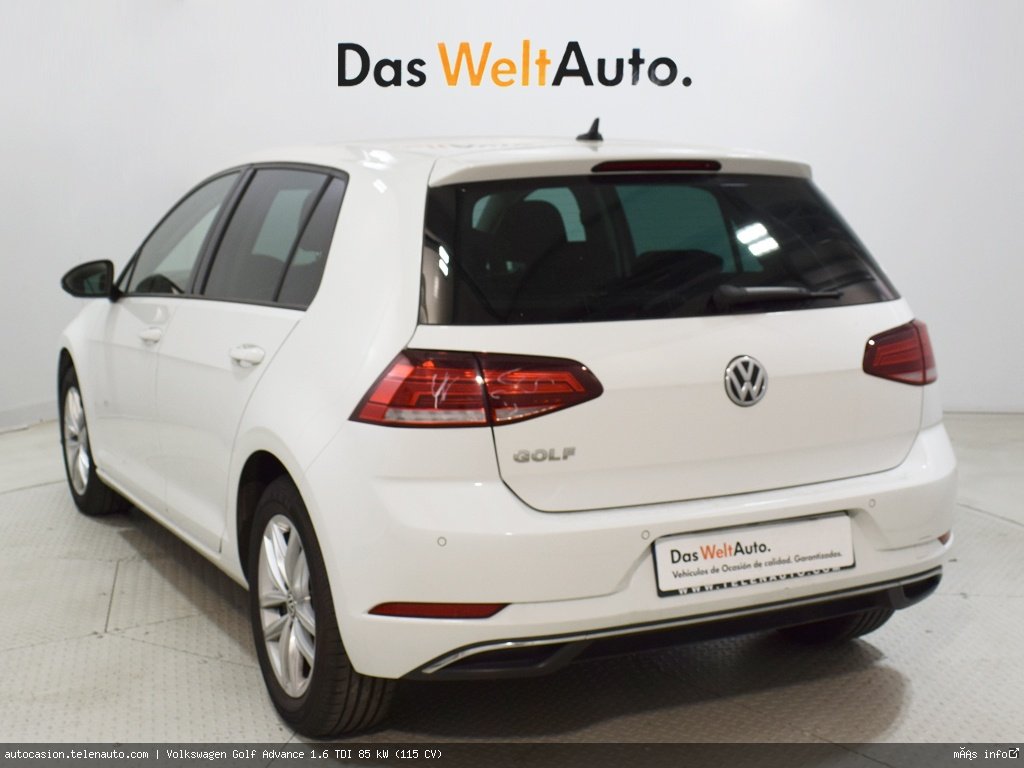 Volkswagen Golf Advance 1.6 TDI 85 kW (115 CV)  de ocasión 4