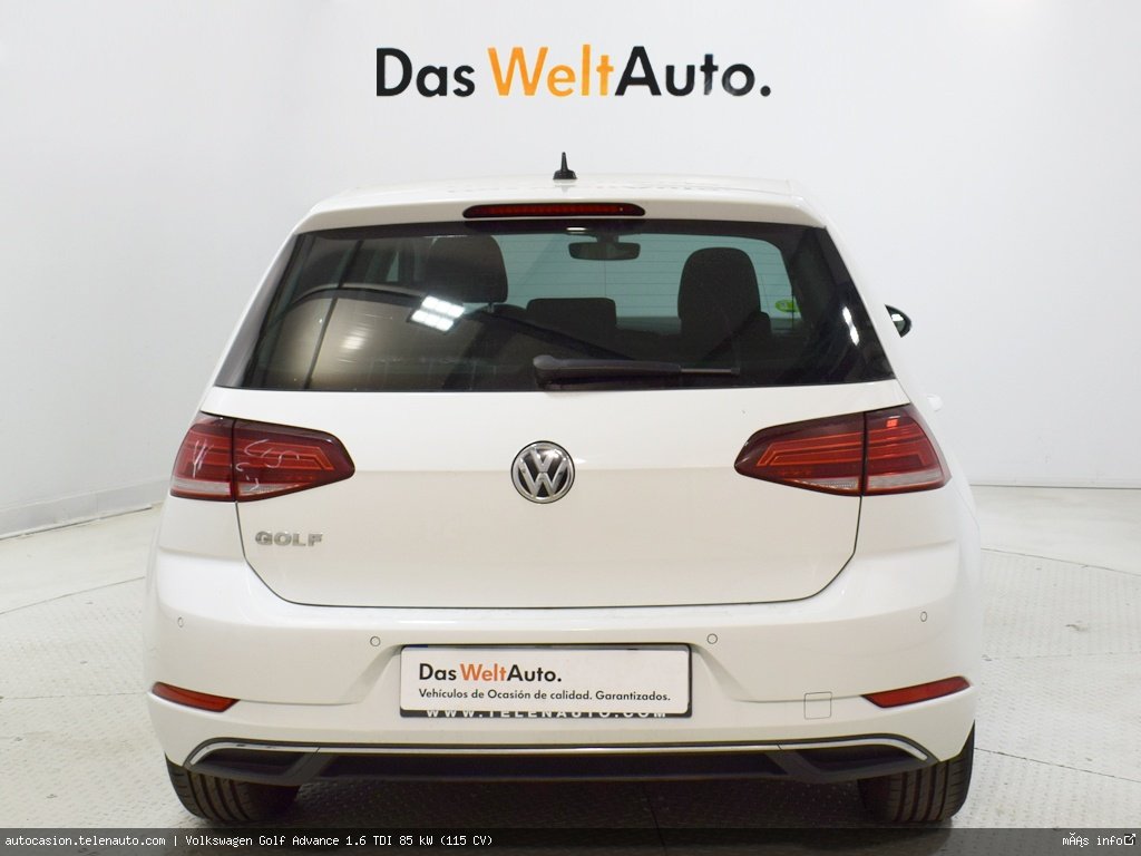 Volkswagen Golf Advance 1.6 TDI 85 kW (115 CV)  de ocasión 5