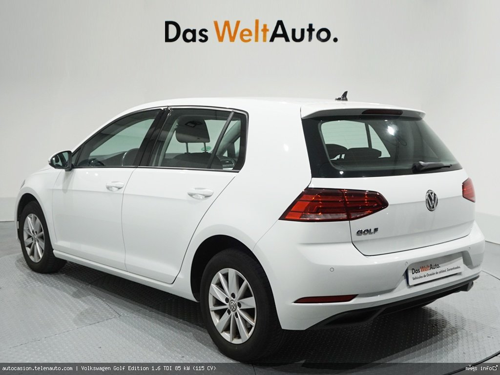 Volkswagen Golf Edition 1.6 TDI 85 kW (115 CV) Diésel de segunda mano 3