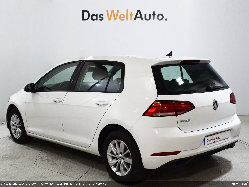 Volkswagen Golf Edition 1.6 TDI 85 kW (115 CV) Diésel de ocasión 4