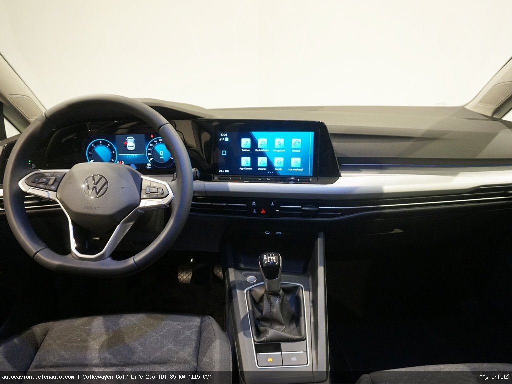 Volkswagen Golf Life 2.0 TDI 85 kW (115 CV) Diésel kilometro 0 de segunda mano 5