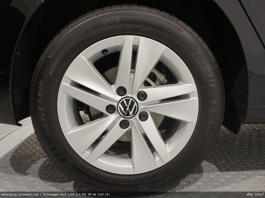 Volkswagen Golf Life 2.0 TDI 85 kW (115 CV) Diésel kilometro 0 de segunda mano 9