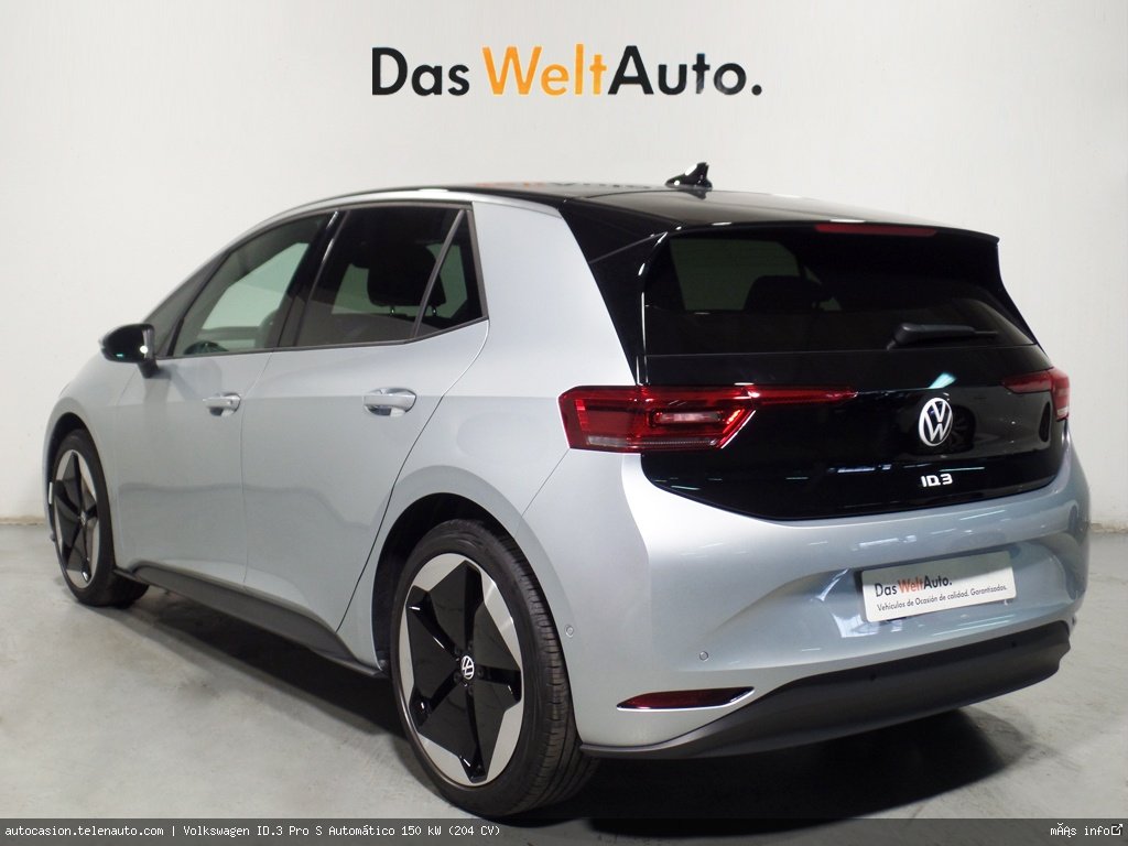 Volkswagen Id.3 Pro S Automático 150 kW (204 CV) Eléctrico kilometro 0 de ocasión 3