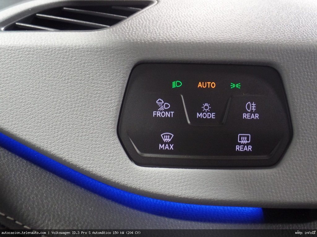 Volkswagen Id.3 Pro S Automático 150 kW (204 CV) Eléctrico kilometro 0 de ocasión 7