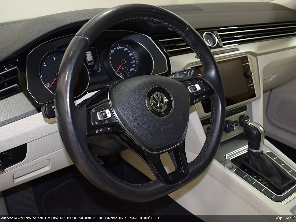 Volkswagen Passat variant 2.0TDI Advance DSG7 150CV (AUTOMÁTICO) Diesel de ocasión 9