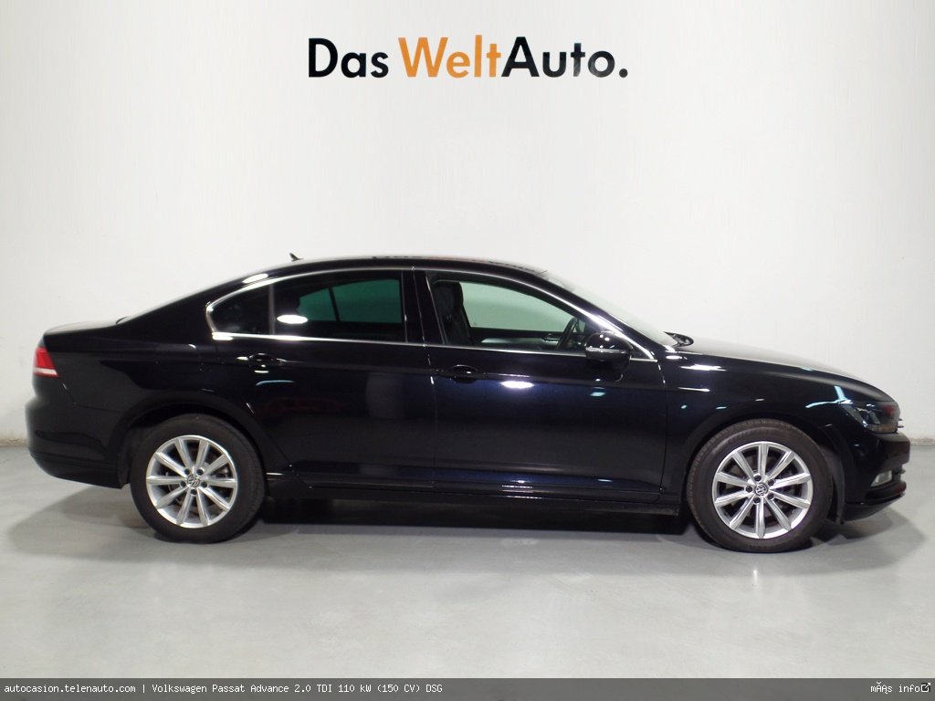 Volkswagen Passat Advance 2.0 TDI 110 kW (150 CV) DSG  de ocasión 2