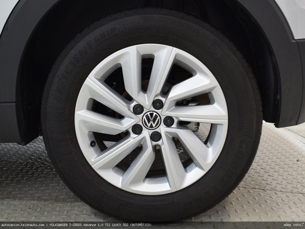 Volkswagen T-cross Advance 1.0 TSI 110CV DSG (AUTOMÁTICO) Gasolina seminuevo de ocasión 8