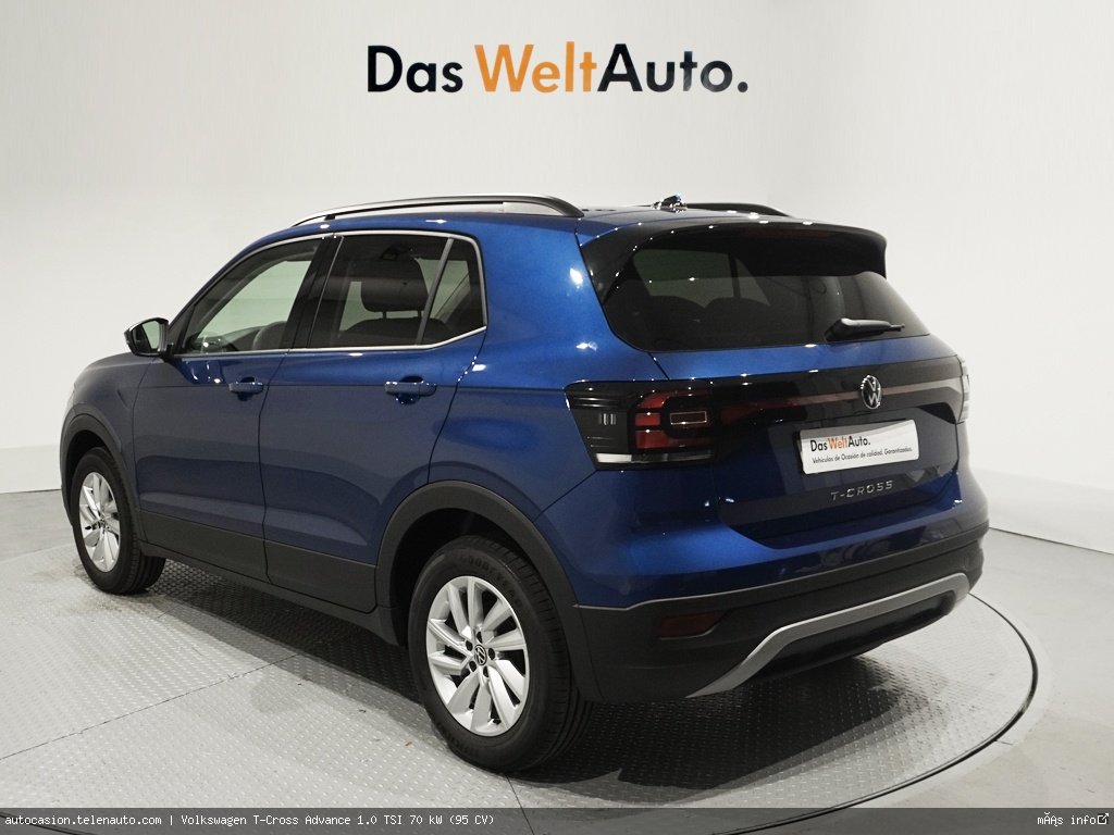 Volkswagen T-cross Advance 1.0 TSI 70 kW (95 CV) Gasolina kilometro 0 de ocasión 3