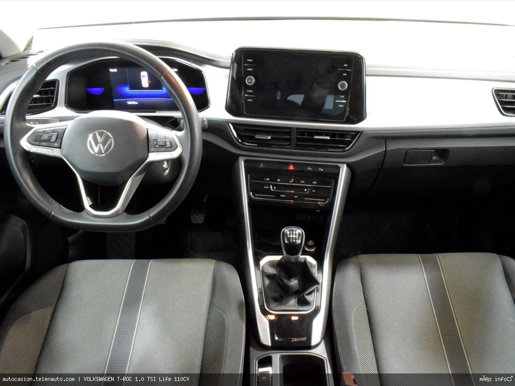 Volkswagen T-roc 1.0 TSI Life 110CV Gasolina kilometro 0 de ocasión 7