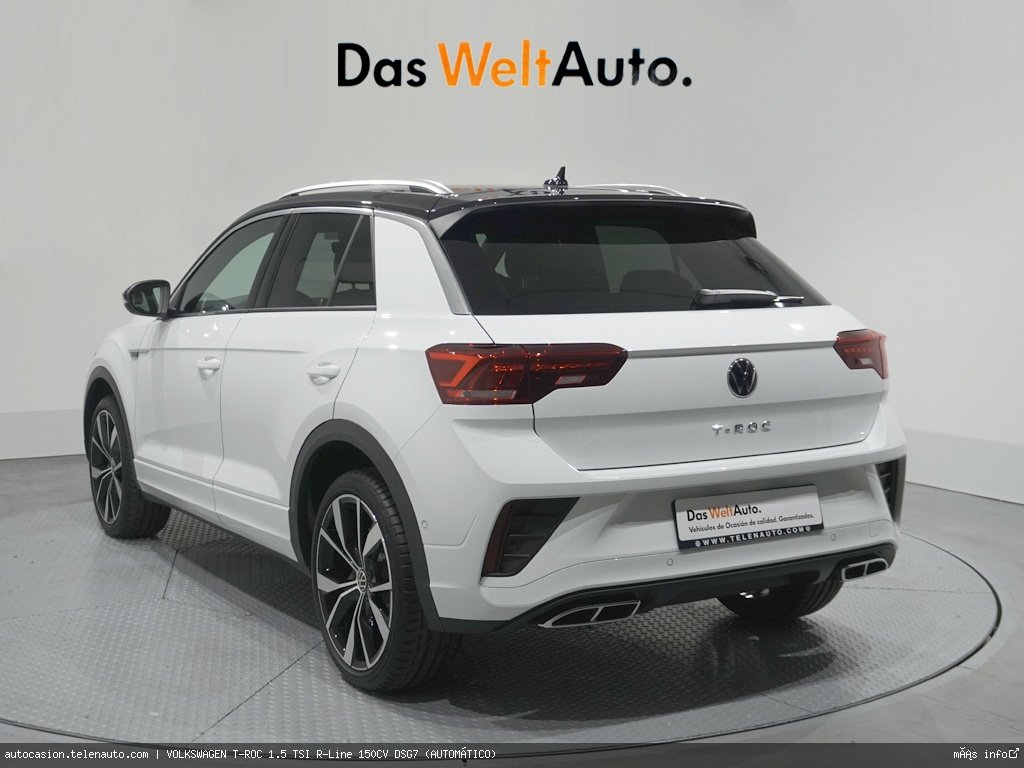 Volkswagen T-roc 1.5 TSI R-Line 150CV DSG7 (AUTOMÁTICO) Gasolina kilometro 0 de segunda mano 3
