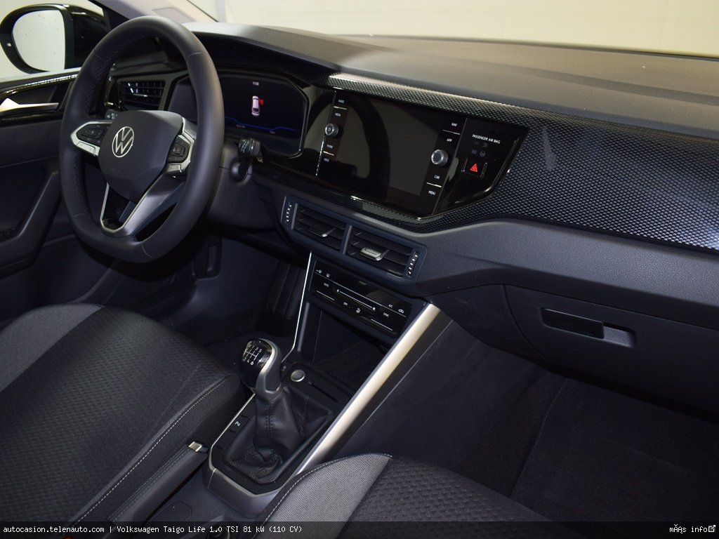 Volkswagen Taigo Life 1.0 TSI 81 kW (110 CV) Gasolina kilometro 0 de ocasión 5