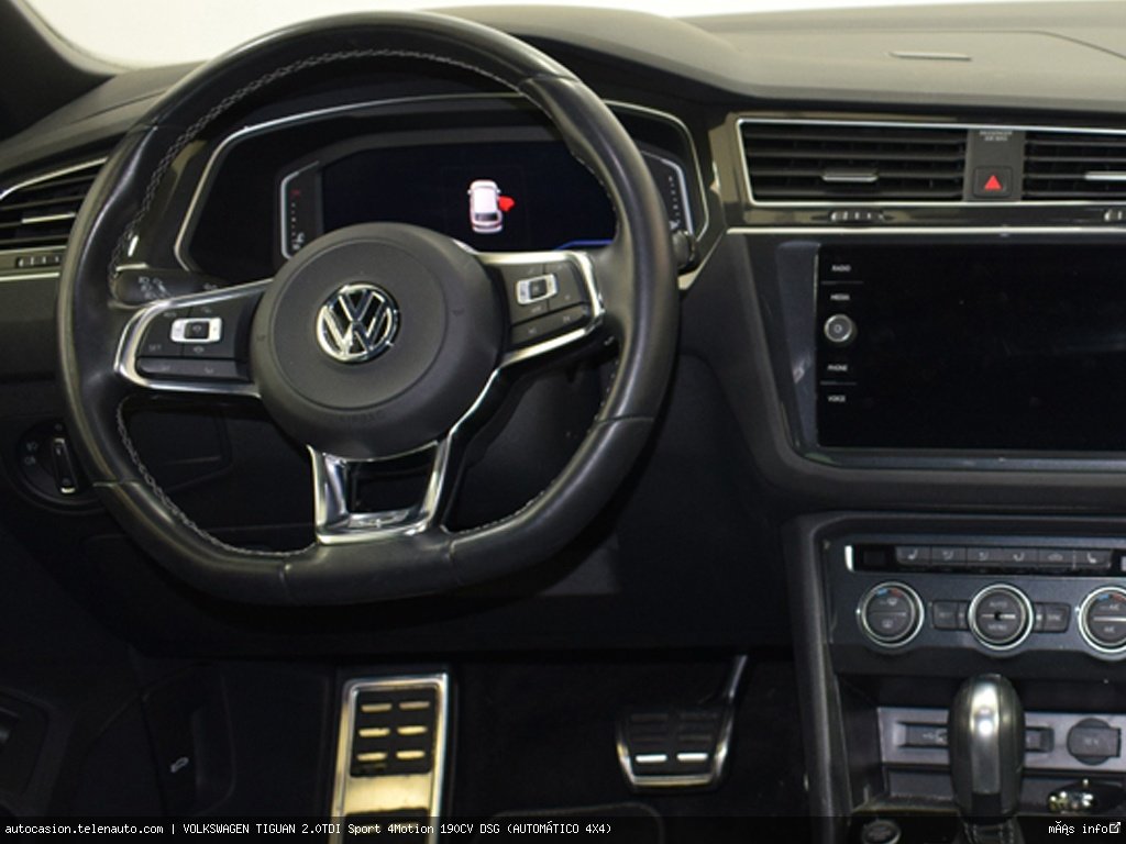 Volkswagen Tiguan 2.0TDI Sport 4Motion 190CV DSG (AUTOMÁTICO 4X4)  Diesel de segunda mano 6