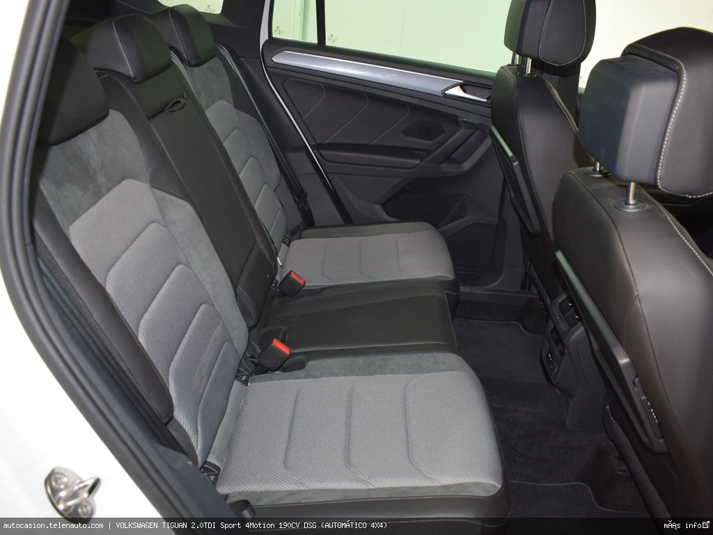 Volkswagen Tiguan 2.0TDI Sport 4Motion 190CV DSG (AUTOMÁTICO 4X4)  Diesel de segunda mano 8