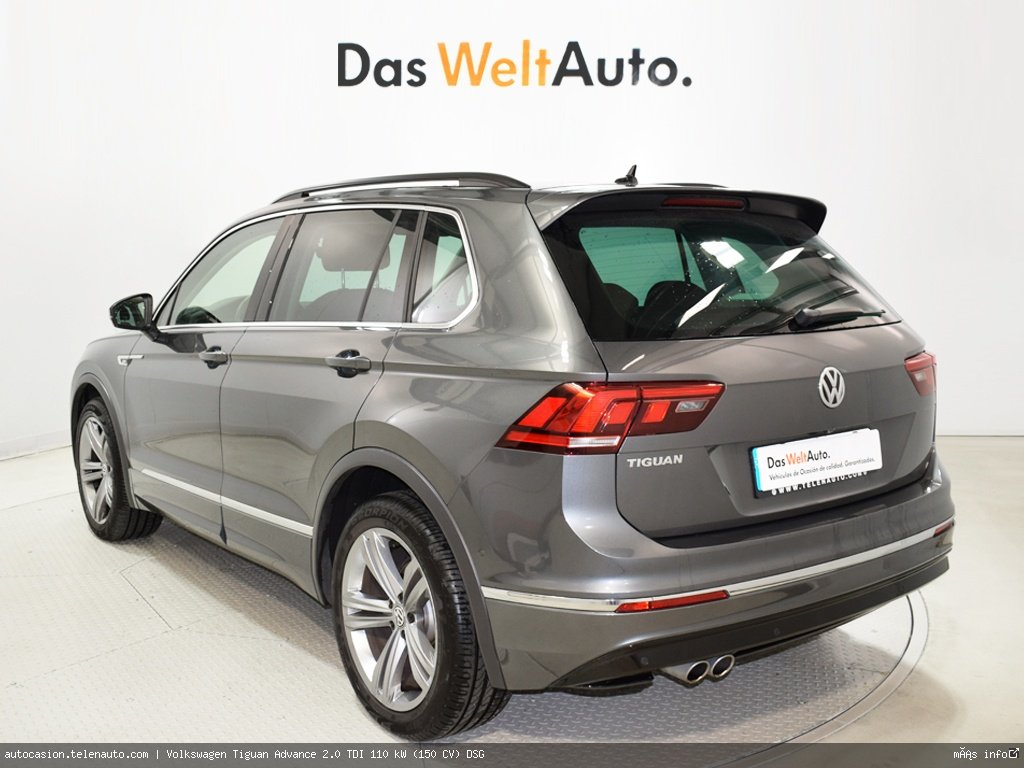Volkswagen Tiguan Advance 2.0 TDI 110 kW (150 CV) DSG Diésel de segunda mano 4