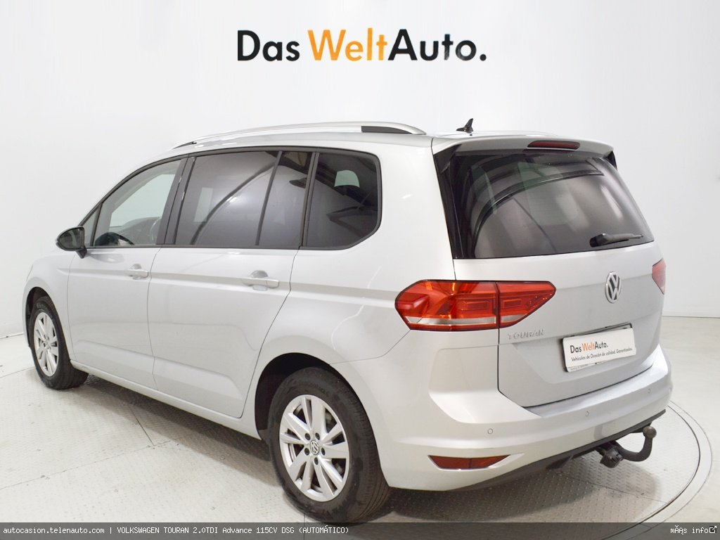 Volkswagen Touran 2.0TDI Advance 115CV DSG (AUTOMÁTICO)  Diesel de segunda mano 3