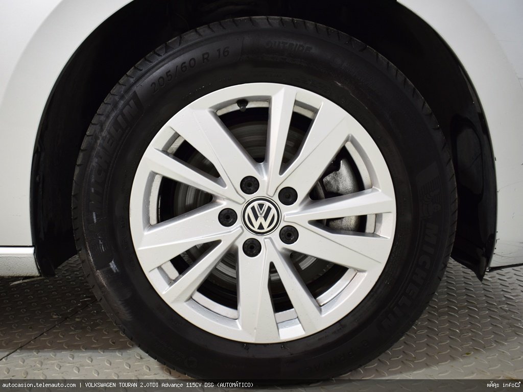 Volkswagen Touran 2.0TDI Advance 115CV DSG (AUTOMÁTICO)  Diesel de segunda mano 10